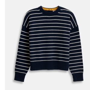 ALEX MILL - Button Back Crew Neck Sweater